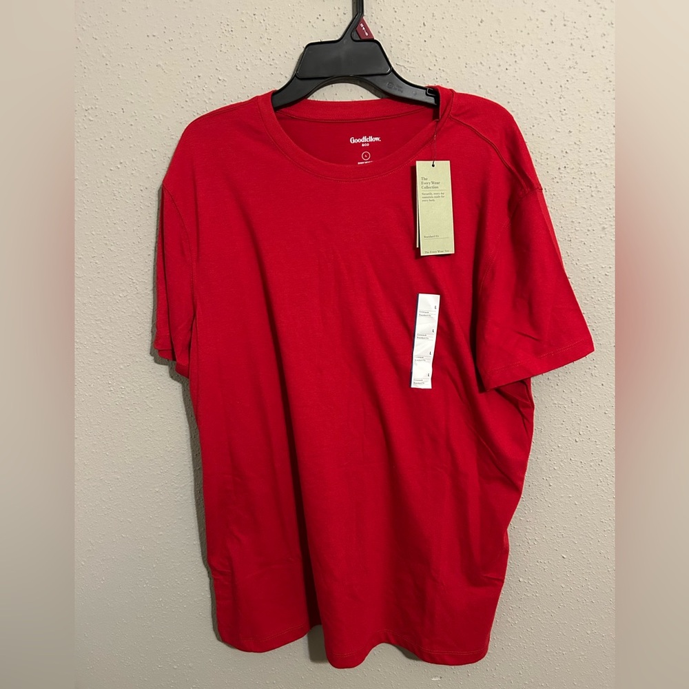 Goodfellow & Co Men's Red Short Sleeve Tee